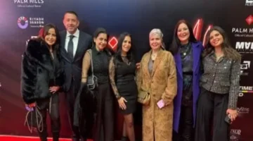 حضور عائلي.. أم كلثوم وصناع فيلم الست يشاهدون مع منى زكي وحلمي